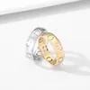 Designer Plain Silber Ringe für Damen Herren Mode Gold Ring Luxus 925 Silber Ring Gravierte Brief Schmuck Frau G Ringe Europa Stil 2304215D
