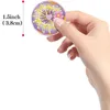 Geschenkpapier, 500 Stück, 3,8 cm, Donut-Aufkleber, Rolle, 8 Designs, köstliches Dessert-Look, handgefertigte Donuts-Etiketten für Kuchen, Brot, Backen