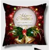 Pillow Case Christmas Fairy Lights Led Pillow Case Polyester Short Plush Cushion Er Reindeer Blue Sky Decoration Gifts 45 X 45Cm Drop Dhjz6