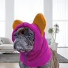 Abbigliamento per cani Berretto regolabile Snood Pet Cappello in pile assortiti caldi per abbigliamento da strada