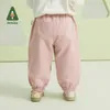 Overalls Amila Baby Pants 2023 Spring 100% Cotton Cute Pockets Loose Overalls Casual Trousers 0-6 Years Toddler Boys Girls Fashion