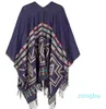 Lenços femininos xale impressão vintage tassel bainha irregular imitação solta caxemira aberta sicth outono capa de inverno poncho