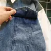 Chemises décontractées pour hommes Vêtements lavés Couture Denim Chemise Jeune Vitalité Mode Manches Longues Printemps Ins Style Lâche Mince Manteau