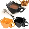 Mugs Funny Drinking Cup Excavator Bucket Cup Cake Cup Creative Halloween Christmas Gift Ceramic Coffee Cup Mug 231120