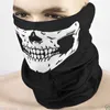 New Skeleton Veil Outdoor Motorcycle Bicycle Multi Headwear Hat Scarf Half Face Mask Cap Neck Ghost Scarf Halloween Mask279g