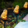 Garden Decorations Garden Owl Landscape Light Ornaments Animal Night Light Decoration Harts Owl Sculpture Courtyard Lamp Decoration Outdoor Crafts 231120