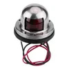 Marine Boat 12V Acciaio inossidabile LED rosso verde Lampada di segnalazione di navigazione Accessorio per yacht Lampada di segnalazione a LED impermeabile Fishlamp