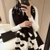 2023 Classic Designer Scarf Womens Winter Warmth Thickened Long Scarf Cashmere Wool Double sided Dual purpose Neck Size 180X65cm With Box