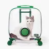 Cat Carriers Outdoor Crate Cats Trolley Hamster Animal Carry Clear Transportador Para Gato Produit