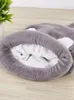 Letti per gatti Sacco a pelo Morbido letto Cave Warm Accogliente Pet Self-Warming Coccole con cappuccio Kitty Sack Pouch per e cuccioli C