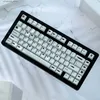 Tangentbord 150 Keys GMK Redacted KeyCaps Cherry Profile PBT Dye SubliMation Mechanical Keyboard KeyCap MX Switch med 1,75U ISO Enter Q231121