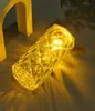 s Nordic Crystal Rechargeable Table LED Bar Touch Dimmable Golden Desk Living Room Bedroom Hotel Bedside Lamp AA230421