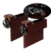 Maodaner Universal Car Seat Gap Filler Organizador de bolso lateral de couro PU premium, caixa de armazenamento de fenda de assento com suporte de copo para chave de carteira de moeda de smartphone