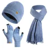 Cappello invernale di design da uomo, berretto da donna, lavorato a maglia, spesso, caldo, berretto, autunno e inverno, berretti e cappelli unisex, sciarpa da esterno, berretto da donna, set di beaniesef