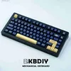 Tangentbord KBDIY 124 Keys GMK Stargaze Clone PBT Korean Keycaps Cherry MX Profile Yellow KeyCap för Mechanical Keyboard Custom Key Caps Set Q231121