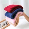 Scarves Unisex Winter Leisure Outdoor Warmth Scarf Solid Color Simple And Comfortable Coral Fleece Universal Neck