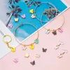 Pendant Necklaces 10pcs 3Style Colorful Butterfly Charms Enamel Metal Drop Oil Animal For DIY Bracelet Necklace Jewelry Making Accessories