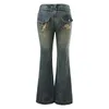 Women's Jeans Ladies Y2k Baggy Trousers With High Waist E Girl Style Streetwear Fashion Vintage Denim