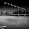 Wedding Backdrop Decoration Metal Double Layer Background Frame Thickened Galvanized Square Pipe Shelf For Party Stage