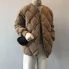 Women's Trench Coats Jacket Winter 2023 Fashion Outwear Casual Jackets Argyle Solid Warm Women Coat Loose Thicken Korean
