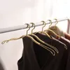 Hangers 5pcs Width Coat Hanger Aluminium Alloy Clothes Anti Slip Durable Metal Storage Hanging Rack Clotheshorse For Heavy