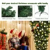 Dekoracje świąteczne Bezpłatna dostawa materiałów eksploatacyjnych 7 stóp ręcznie odwrócone drzewo Dekoracja świąteczna wspornik WMETAL Home 231121