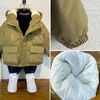 Colete 3 10 anos manter quente inverno meninos jaqueta adolescente moda mais veludo engrossar com capuz zíper casaco crianças outerwear roupas 231120