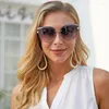 Sunglasses Women Fashion Personalized Cat Eye Outdoor Glasses Luxury Rectangle Designer Lentes De Sol Mujer