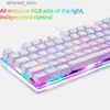 Toetsenborden Motospeed K87S RGB Bedraad Mechanisch Anti-Ghosting Gamingtoetsenbord 87 toetsen Rood/Blauw Schakelaar LED-achtergrondverlichting E-Sports PC Laptop Gamer Q231121