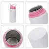 600 ml Tazas Sippy portátiles DIY Sublimación en blanco 20 oz Botella de agua Niños Deporte Vaso Taza de aluminio Taza para beber con tapas de pajitas FY5406