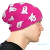 Bérets Rose Fantômes Halloween Skullies Bonnets Chapeau Hip Hop Hommes Femmes Casquettes En Plein Air Chaud Thermique Élastique Bonnet Chapeaux