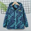 Jaquetas Meninos Moda Jaqueta Ao Ar Livre Grosso Inverno À Prova D 'Água Para Crianças Roupas Quentes Outono Menino Windbreaker Casaco Com Capuz 231121