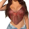 Camisoles Tanks Sect Halter Rhineston