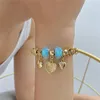 Link pulseiras de aço inoxidável bola abertura moda versátil elefante amor amigo pulseira pulseira boho verão pulsera pareja