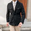 Hommes vestes rétro velours côtelé décontracté mince Blazers mâle mode revers costume manteaux automne marée hommes vêtements grande taille Cazadora