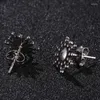 Ohrstecker Mode Sonne Zubehör Für Frauen Mädchen Edelstahl Blume Ohrstecker Silber Farbe Piercing Schmuck SP0581