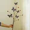 Fleurs décoratives Couronnes Creative Papillon Artificielle Accueil Affichage Pographie Décoration De Mariage Décor Flores ArtificialesDecorative