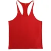 Herrtankstoppar Sommarmens Vest Sport Bodybuilding Tank Tops Gym Fitnesskläder Male Solid Pure Cotton Botton Dreable Torra undertröja M-XXL 230421