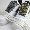 Schuhteile, Zubehör, Vergoldung, flache Schnürsenkel, Cashew-Blumen-Schnürsenkel für Turnschuhe, handbemalt, für Sport, Freizeit, Basketball, Tennis, Schnürsenkel, Schnürsenkel l231120