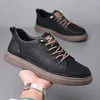 Dress Shoes Genuine Leather Casual Men's Lace Up Oxford Outdoor Jogging Office Sneakers Man