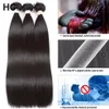 Hair Bulks Brazilian Straight Bundles 34 Stück Human 10A 832 Zoll s für schwarze Frauen 230420