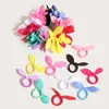 Accessoires pour cheveux, nœuds d'oreille colorés, bandeaux à fleurs transfrontaliers, anneau de serviette, Accessoires pour filles, bandes élastiques