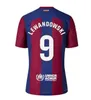 23 24 PEDRI GAVI Camisa de futebol LEWANDOWSKI FC FERRAN Camiseta Futbol AUBA Barca JOAO CANCELO 2023 2024 ANSU FATI Futebol JOAO FELIX Barcelona para crianças