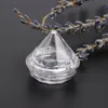 5ML 5G Scatola per crema a forma di diamante Bottiglia acrilica Crema per diamanti Glitter per unghie Vasi per trucco Vasetti per crema Imballaggio cosmetico Onjmg