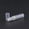 2ml/2g رذاذ واضح قابلة لإعادة الملء زجاجة فارغة صغيرة مستديرة من البلاستيك مصغرة حاوية مستحضرات التجميل على مستحضرات التجميل لعينة العطور Sampl HDBB