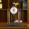 Table Clocks Aesthetic Office Desk Nixie Clock Digital Desktop Antique Nordic Timepiece Zegarki Cyfrowe Assessories 50ZZ