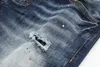 DSQ Phantom Turtle Men 's Jeans Mens 이탈리아 디자이너 청바지 스키니 찢어진 멋진 사람 인과 구멍 데님 패션 브랜드 피트 청바지를 씻는 바지 65310