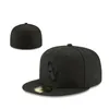 2024 Honkbal-hoeden voor heren Klassieke zwarte kleur Hiphop Chicago Sport Volledig gesloten ontwerp Caps Chapeau 05 Stitch Heart Love Hustle Flowers