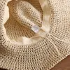 Berets Womens Summer Straw Sun Hat Anti-UV Sunshade Dobrável Cap com Decoração Slim para Viagem Ao Ar Livre Pogal