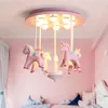 Luzes de teto, quarto infantil, lâmpada de quarto leve criativo moderno montado na superfície playground playground iluminação de desenhos animados decorativos